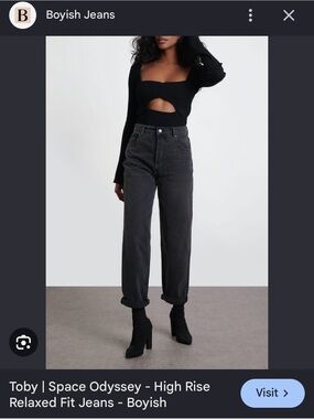 Vegan Denim Faded Black